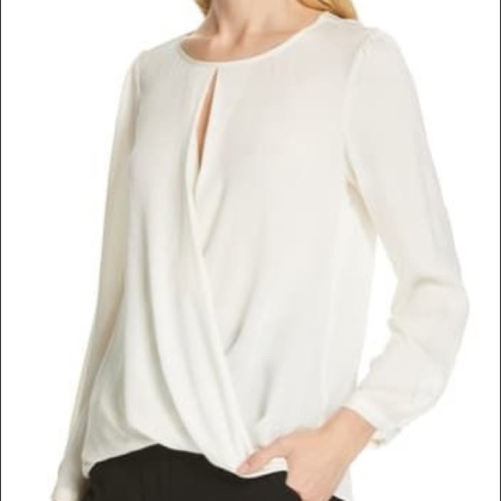 Tailored by Rebecca Taylor Silk Georgette Top Sz 0